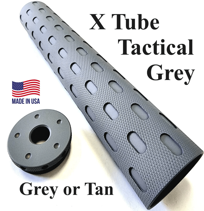 X Tube D size legal 8.5" Solvent Trap Tube and threaded adapter. Also available are matching solid caps, and cups with 1/2 x 28 or 5/8 x 24 -Adapter cleaning kit Titanium WIX 4003 cleaning filter in light absorbing tactical grey, black or tan. And don't forget the stainless steel mesh filters to complete you firearm cleaning needs.