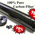 Carbon Fiber Tube Solvent Trap Kit and Adapter in titanium or aluminum cleaning kit 1/2 x 28 or 5/8 x 24 SALE