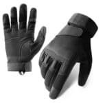 Men’s full-finger tactical gloves with breathable mesh, anti-slip palm, touchscreen tips for summer riding and outdoor training