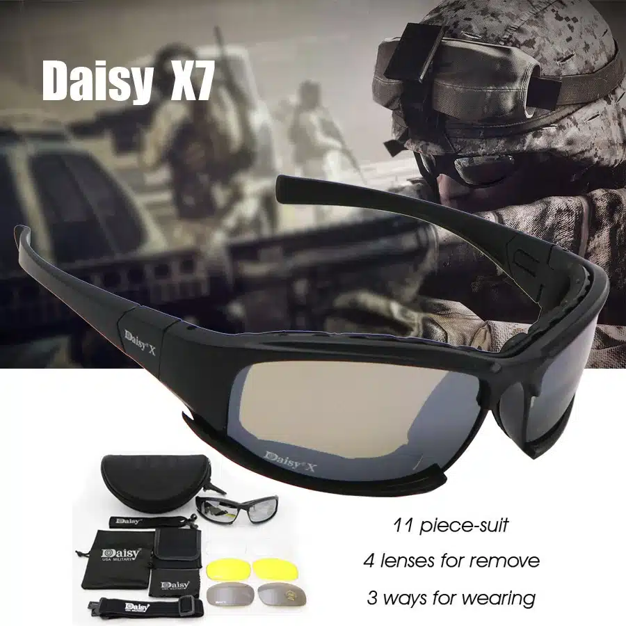 Daisy X7 2025 Polarized Shooting Sunglasses with Case Image